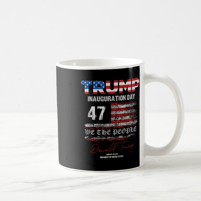 Mug Donald Trump 47e président 2025 Inauguration États (Droite)