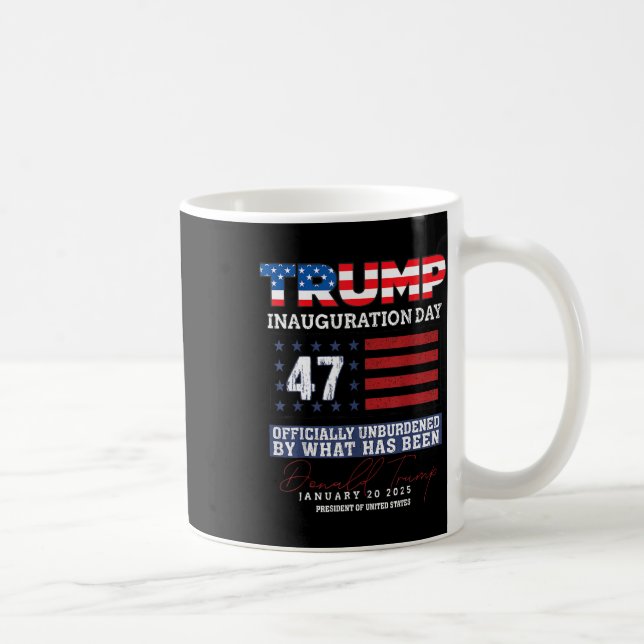Mug Donald Trump 47e président 2025 Inauguration États (Droite)