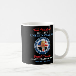 Mug Donald Trump 47e Président 2025 Investiture États-