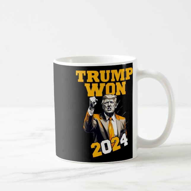 Mug Donald Trump a gagné l'inauguration de l'élection  (Droite)