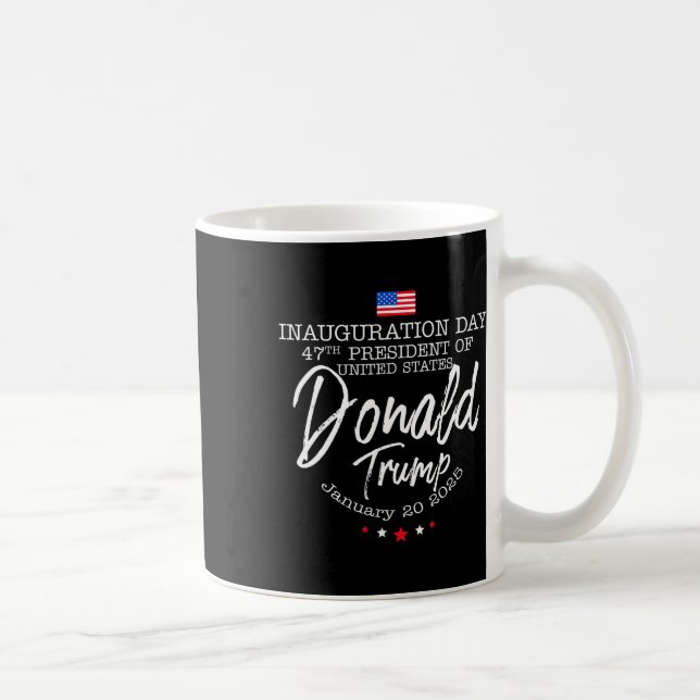 Mug Donald Trump a gagné l'inauguration de l'élection  (Droite)