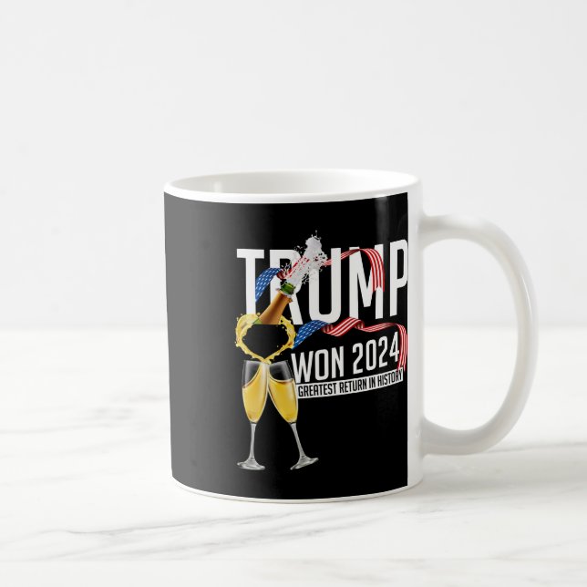 Mug Donald Trump a gagné l'inauguration de l'élection  (Droite)