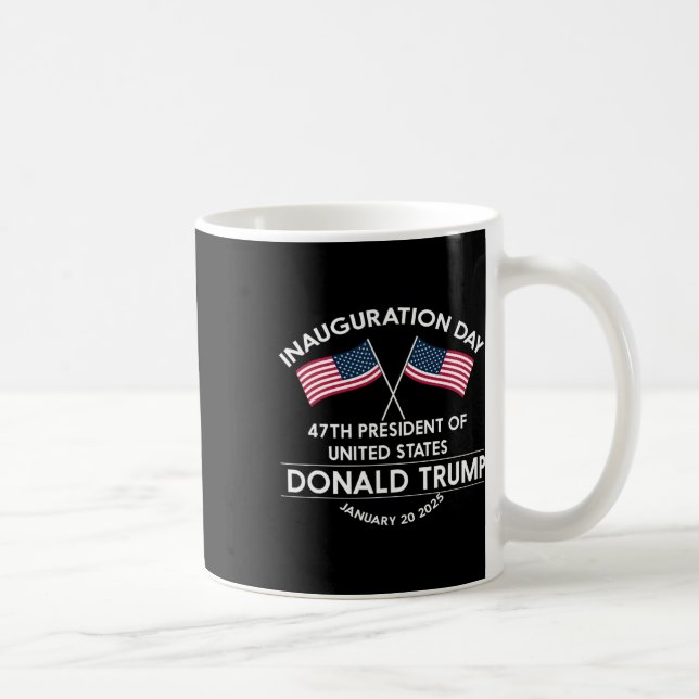 Mug Donald Trump a gagné l'inauguration de l'élection  (Droite)