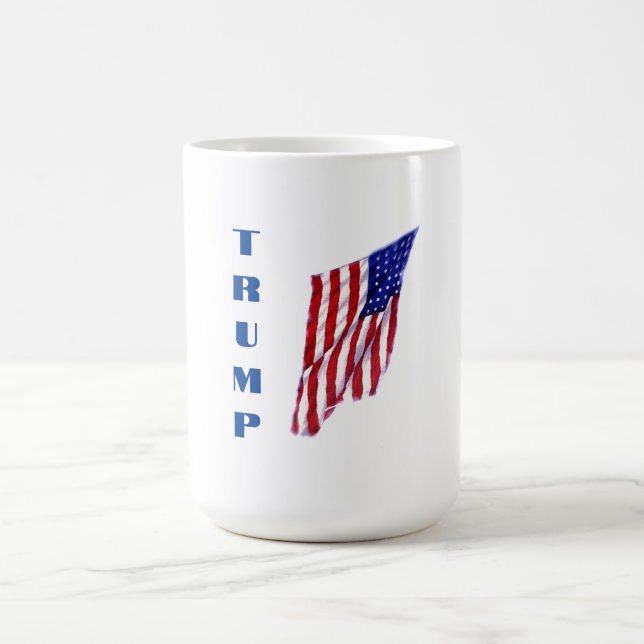 Mug Donald Trump American Flag Pop Art (Centre)