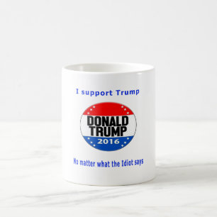 Mug Donald Trump aux prises avec le président