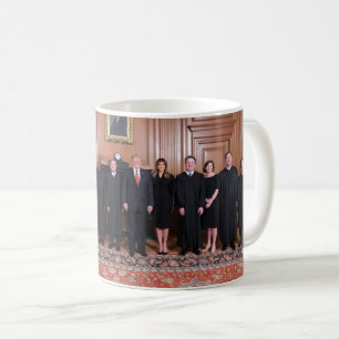 Mug Donald Trump Avec Les Juges De La Cour Suprême