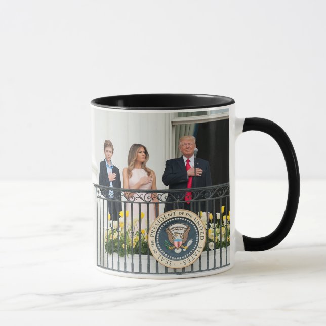 Mug Donald Trump, avec Melania et Barron à la Maison (Droite)