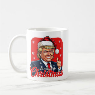 Mug Donald Trump Christmas Santa Claus Art