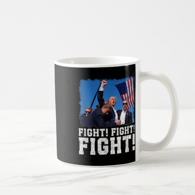 Mug Donald Trump combat les combattants et les partisa (Droite)