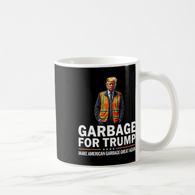 Mug Donald Trump Garbage Orange réflexe de sécurité (Droite)
