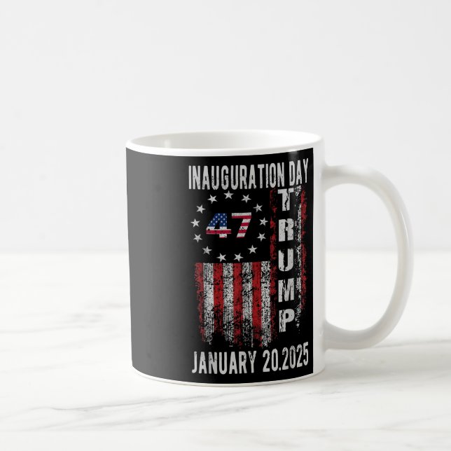 Mug Donald Trump Jour D'Inauguration 2025 47 Th Trump  (Droite)