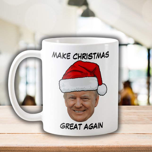Mug Donald Trump Le Père Noël Rendre Noël magnifique (Créateur téléchargé)