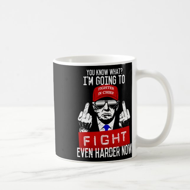 Mug Donald Trump Middle Finger Flipping Off Pro Repubb (Droite)
