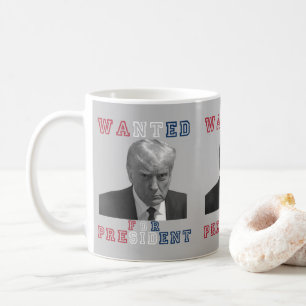 Mug Donald Trump Mugshot Recherché pour le président 2