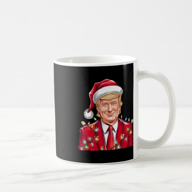 Mug Donald Trump Noël Funny Mega Santa Hat (Droite)