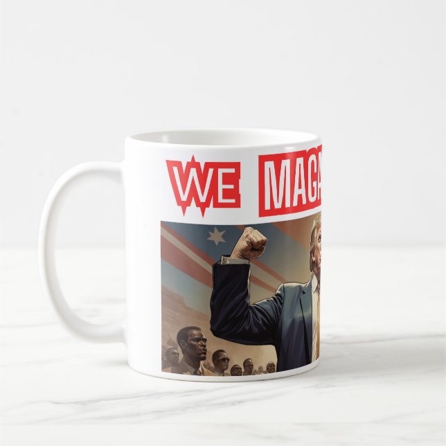 Mug Donald Trump "Nous rassemblons la musique murale" (Gauche)