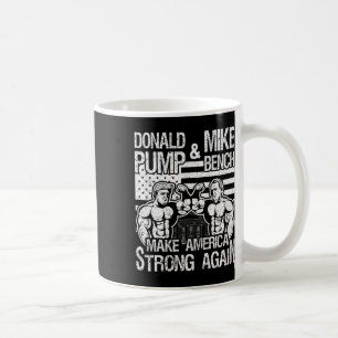 Mug Donald Trump Pompe Mike Pence Développé Couché Cul