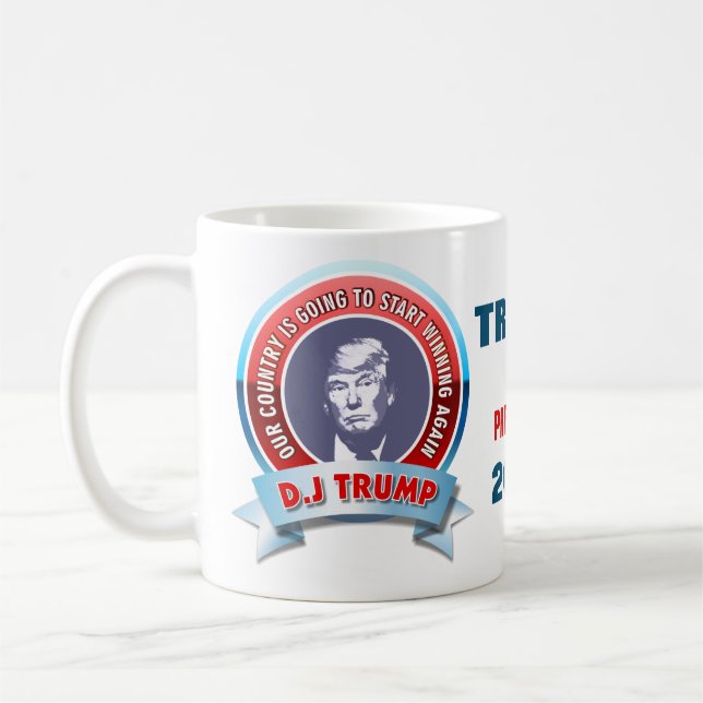 Mug Donald Trump pour le président 2016 (Gauche)
