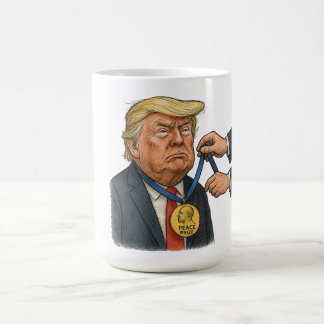 Mug Donald Trump reçoit le prix Nobel de la paix