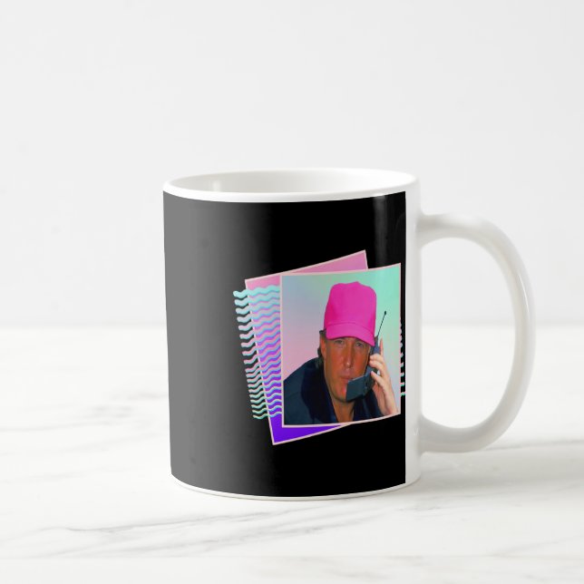 Mug Donald Trump Retro 80s 90s Graphique (Droite)