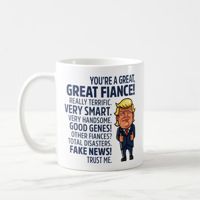 Mug Donald Trump sarcastique et ennuyeux "grand (Gauche)