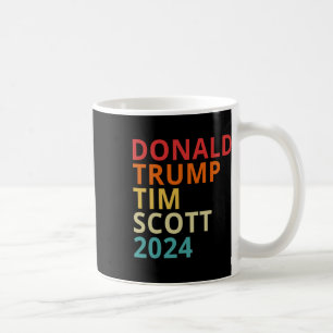 Mug Donald Trump Tim Scott 2024 Président Républicain