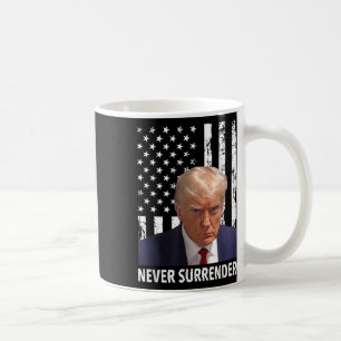 Mug Donald Trump Tiré dans une bombe - Ne jamais aband