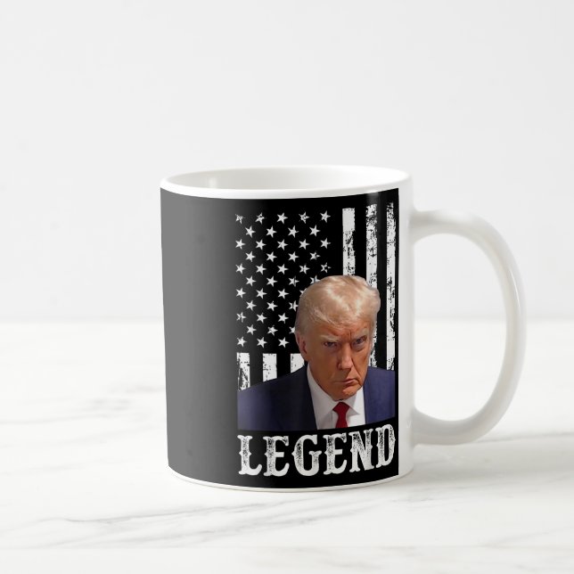 Mug Donald Trump Tiré sur le président Légende Amériqu (Droite)