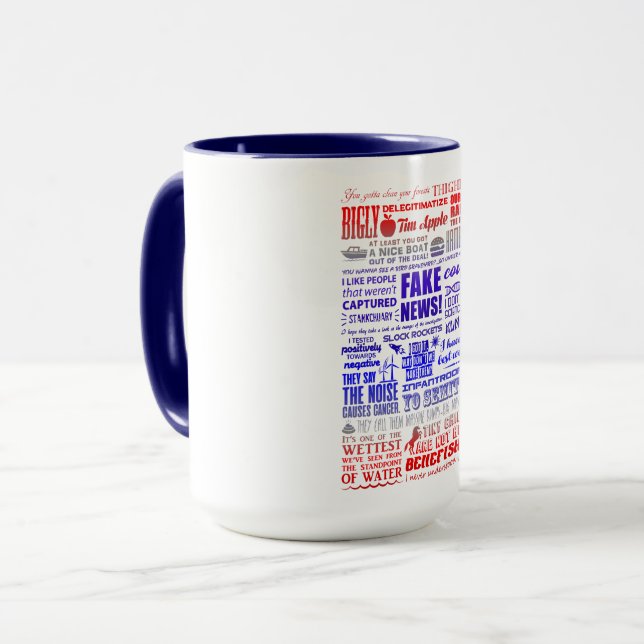 Mug Donald Trump Trumpisms Humour (Devant gauche)