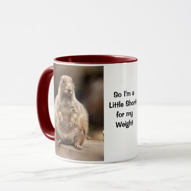 Mug Donc je suis un peu court pour mon poids (Devant gauche)