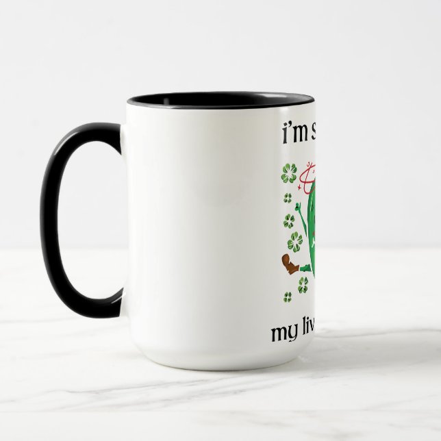 Mug Donc, mon foie me fait mal en Irlande (Gauche)