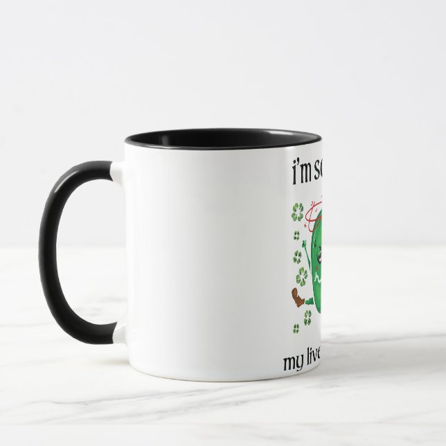 Mug Donc, mon foie me fait mal en Irlande (Gauche)