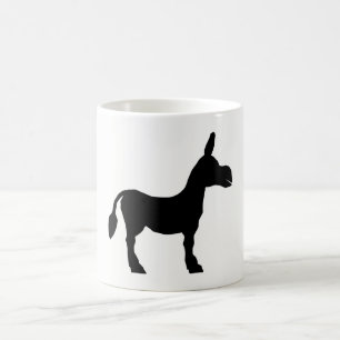 Mug Donkey silhouette