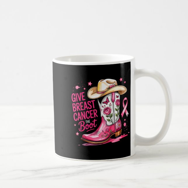 Mug Donner le Cancer du Sein à la Trappe Ruban Nk Canc (Droite)