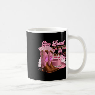 Mug Donner Le Cancer Du Sein L'Initiale Cowgirl Cancer