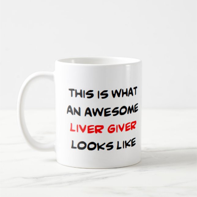 Mug donneur de foie, génial (Gauche)