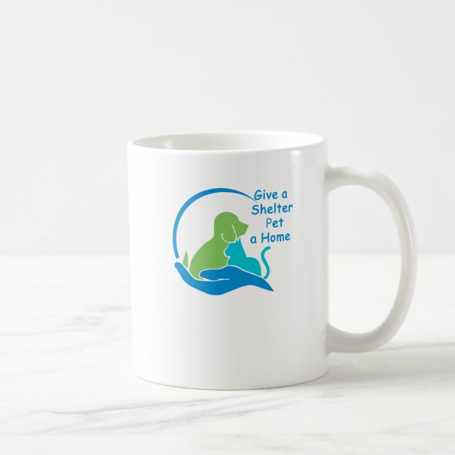 Mug Donnez à votre animal de compagnie un foyer (Droite)
