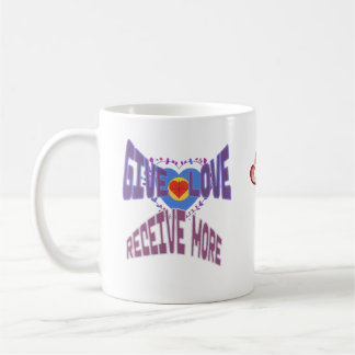 Mug Donnez de l'amour; recevez plus