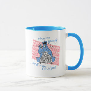 Mug Donnez-moi la liberté ou donnez-moi des cookies !