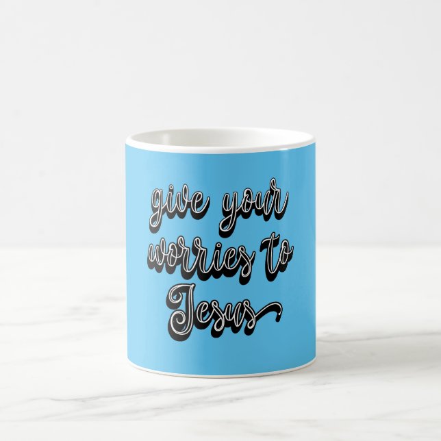 Mug Donnez Vos Inquiétudes À Jésus (Centre)