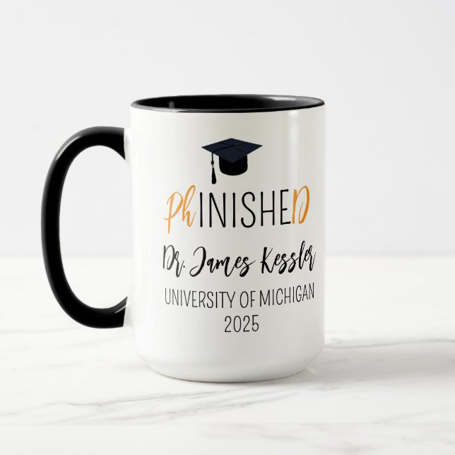 Mug Dons de doctorat 2025 Dons de doctorat pour lui So (Gauche)