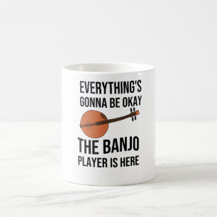 Mug Dons de Funny Banjo Player  Louvain de bluegrass