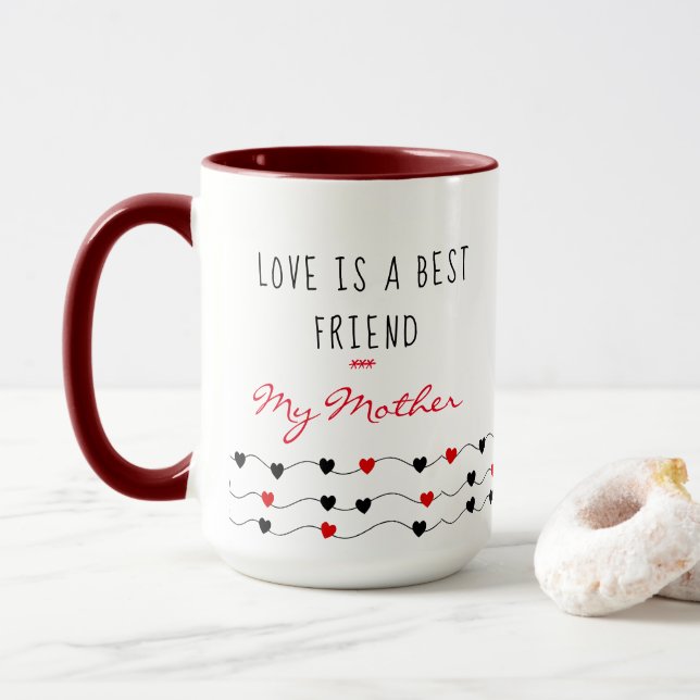 Mug Dons de la mère - Fête des mères (Avec donut)