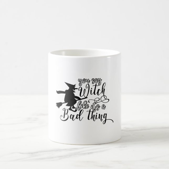 Mug Dons d'Halloween amusants - sorcière (Centre)