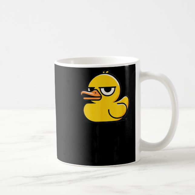 Mug Dont Duck With Me, Rubber Ducky Funny Cool De Mème (Droite)
