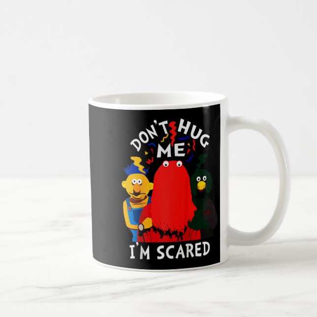 Mug Don't Hug Me I'm Eds Funny Saying Sarcasm Raglan B (Droite)