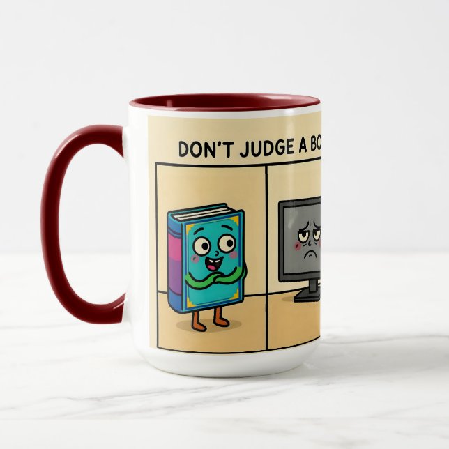 Mug "Don't Judge a book by its TV Adaption (Gauche)