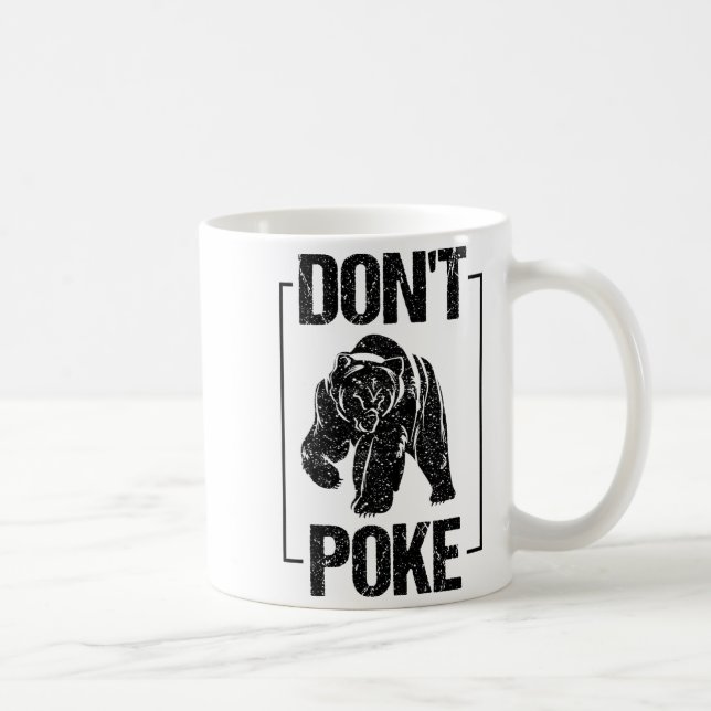 Mug Don't Ke Funny Bear _ Cute Superhero Bear Usa Gift (Droite)