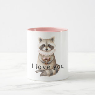 Mug Donut au cœur de raton laveur à la crème sucrée
