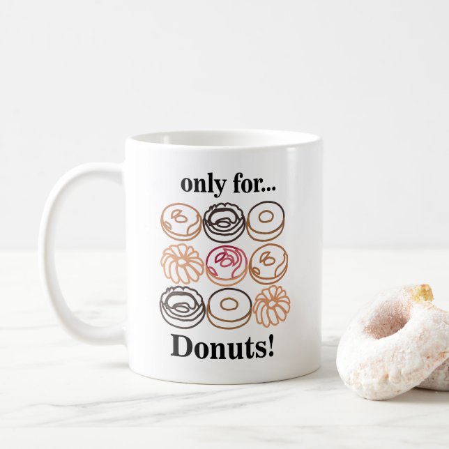 Mug Donut Doughnut Sweet Funny (Avec donut)